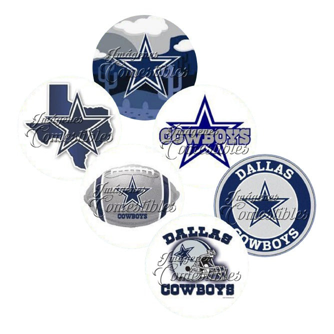 Obleitas comestibles - Dallas cowboys