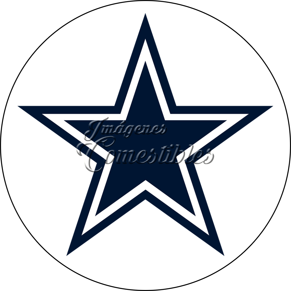 Oblea comestible - Dallas Cowboys