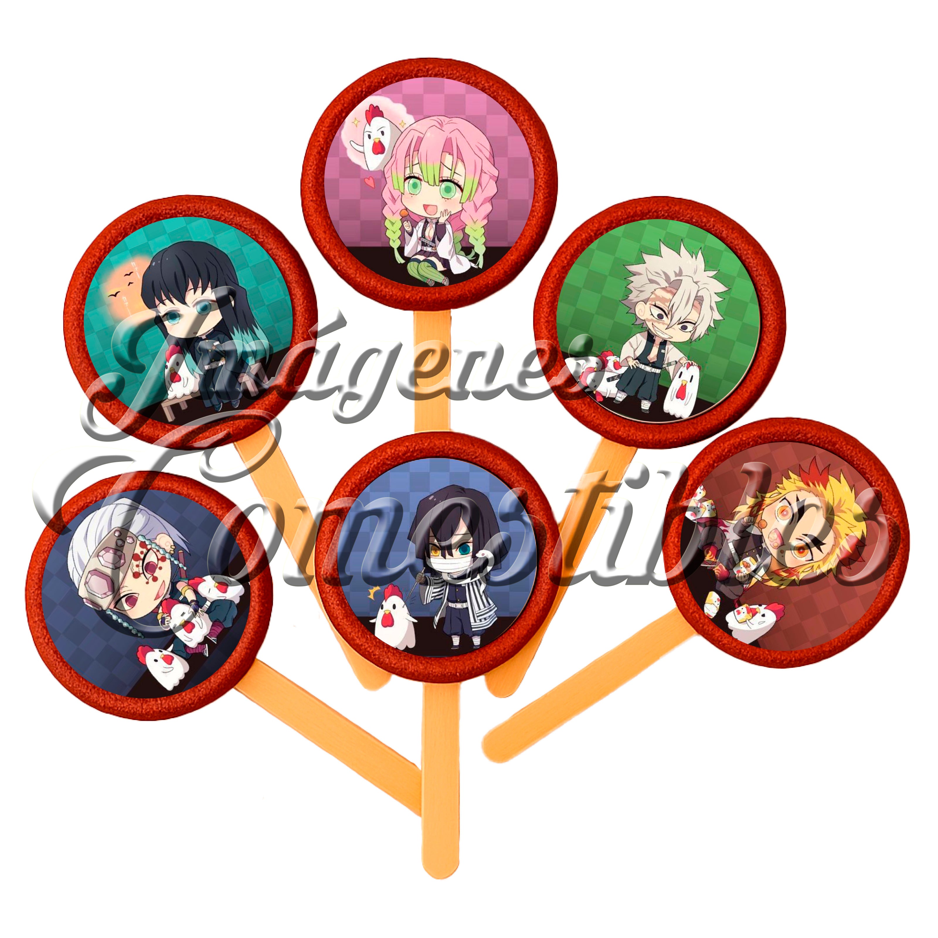 Paletas de chamoy – Demon slayer