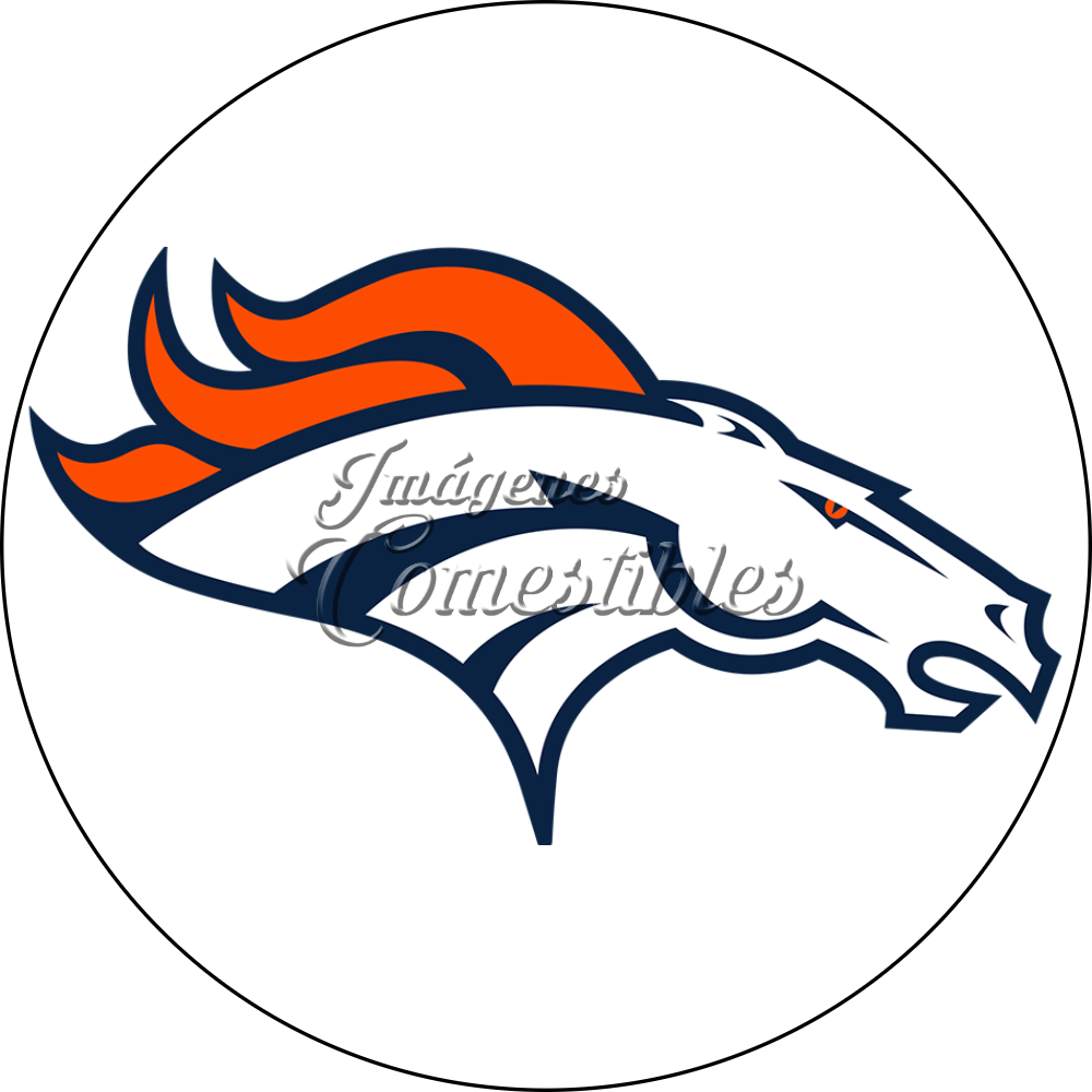 Oblea comestible - Denver Broncos