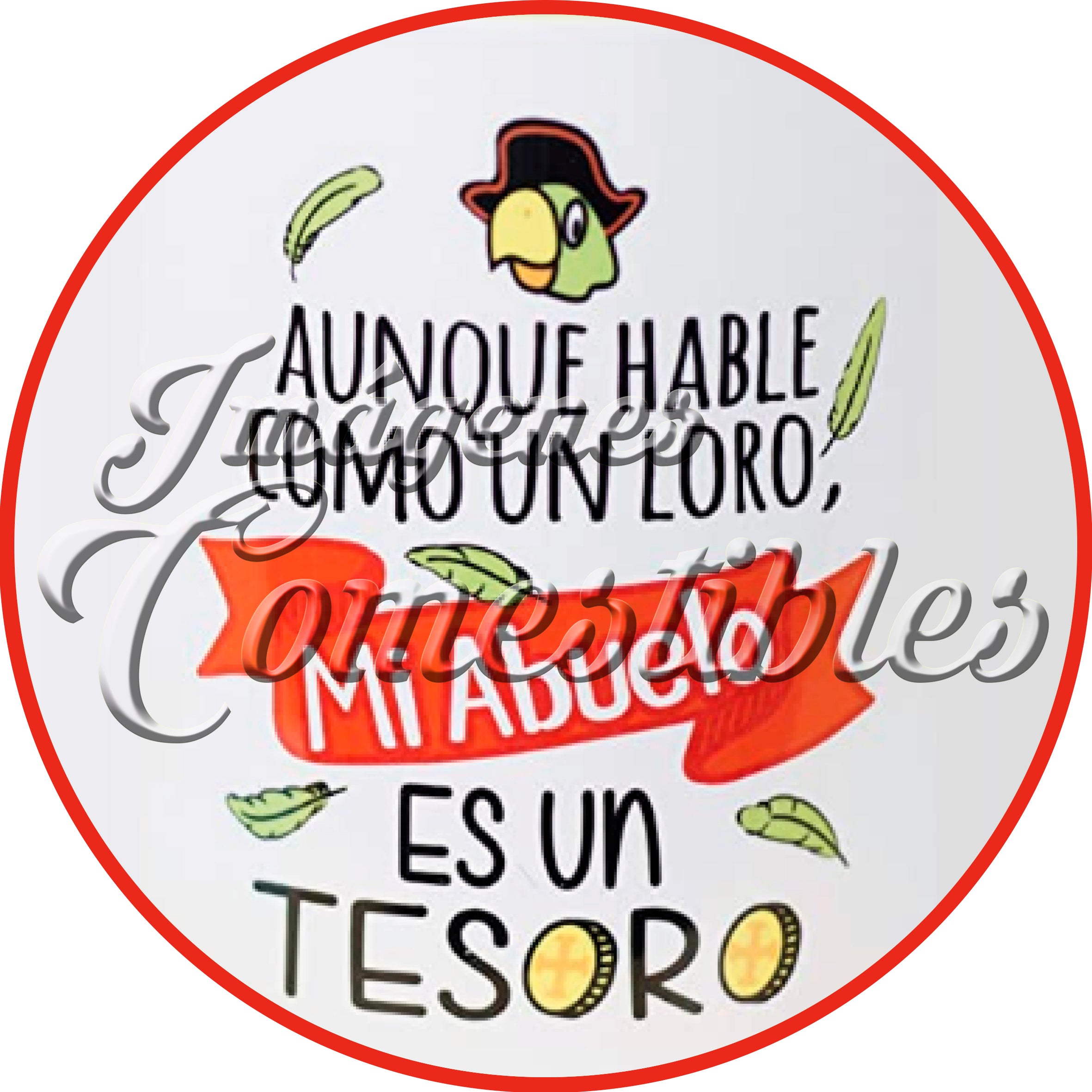 Oblea comestible - Día de los abuelitos-1