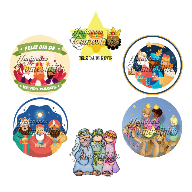 Obleitas comestibles - Día de Reyes