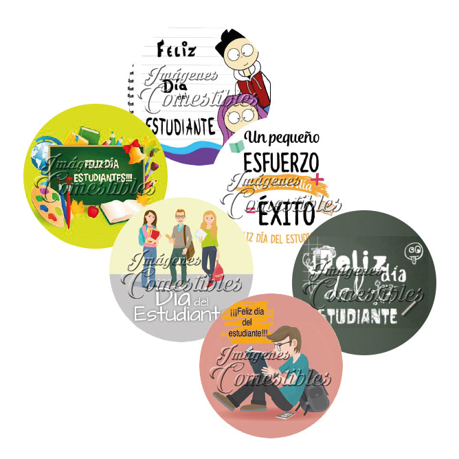 Obleitas comestibles - Día del estudiante