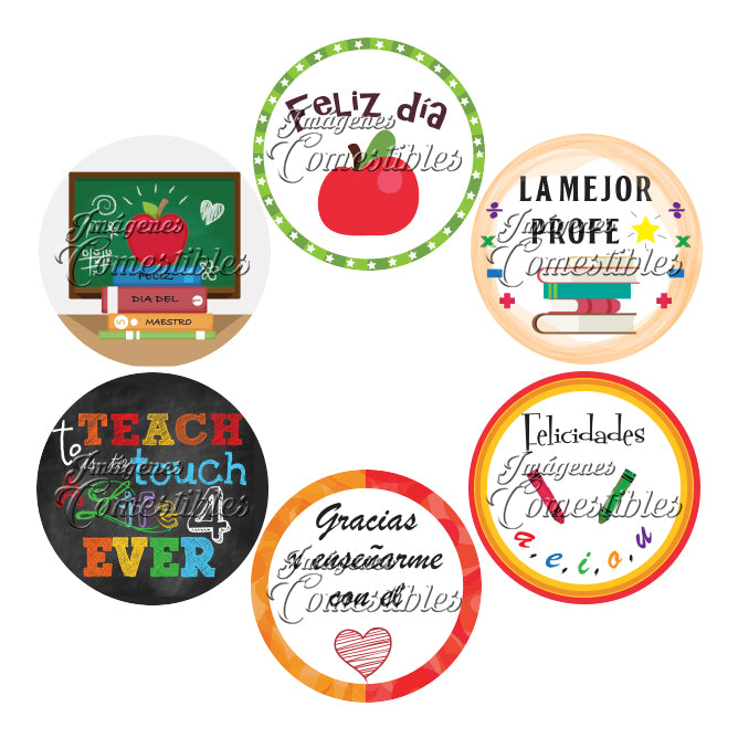 Obleitas comestibles - Día del Maestro