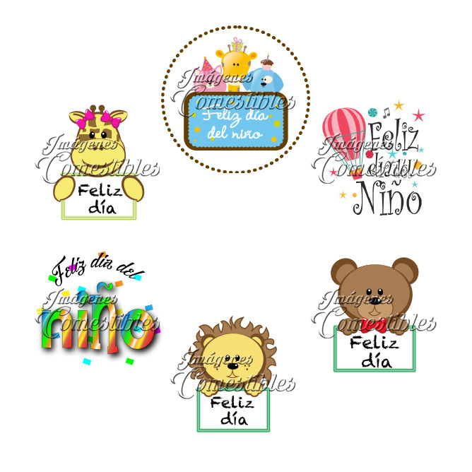 Obleitas comestibles - Día del niño