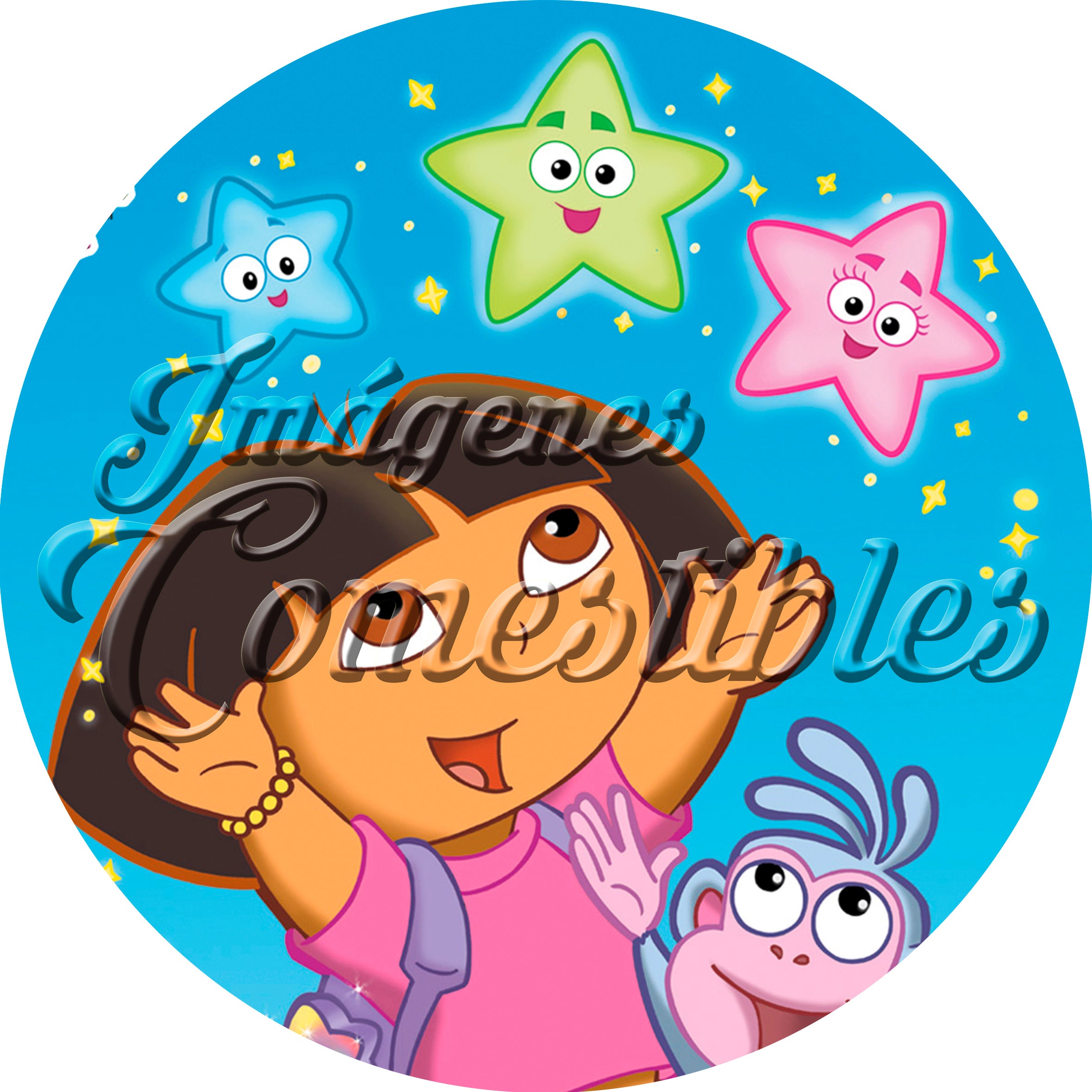 Oblea comestible - Dora la exploradora-1