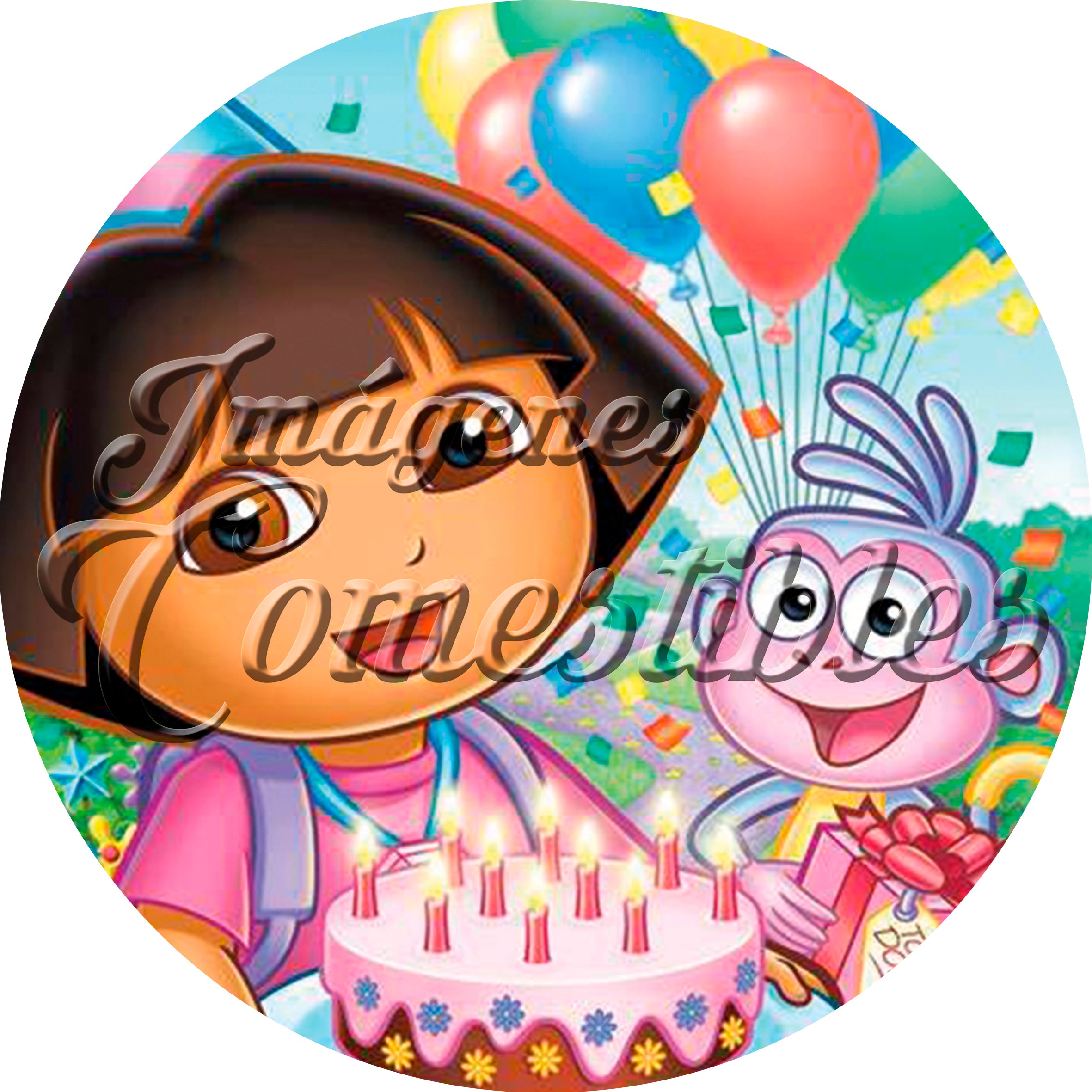 Oblea comestible - Dora la exploradora-3