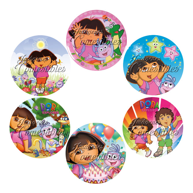 Obleitas comestibles - Dora la exploradora