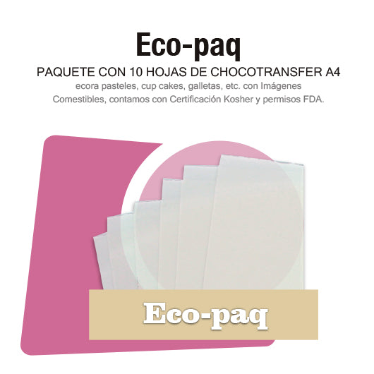 Eco-Paq (40 hojas comestibles)