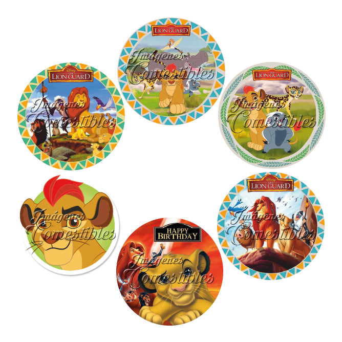 Obleitas comestibles - El rey león