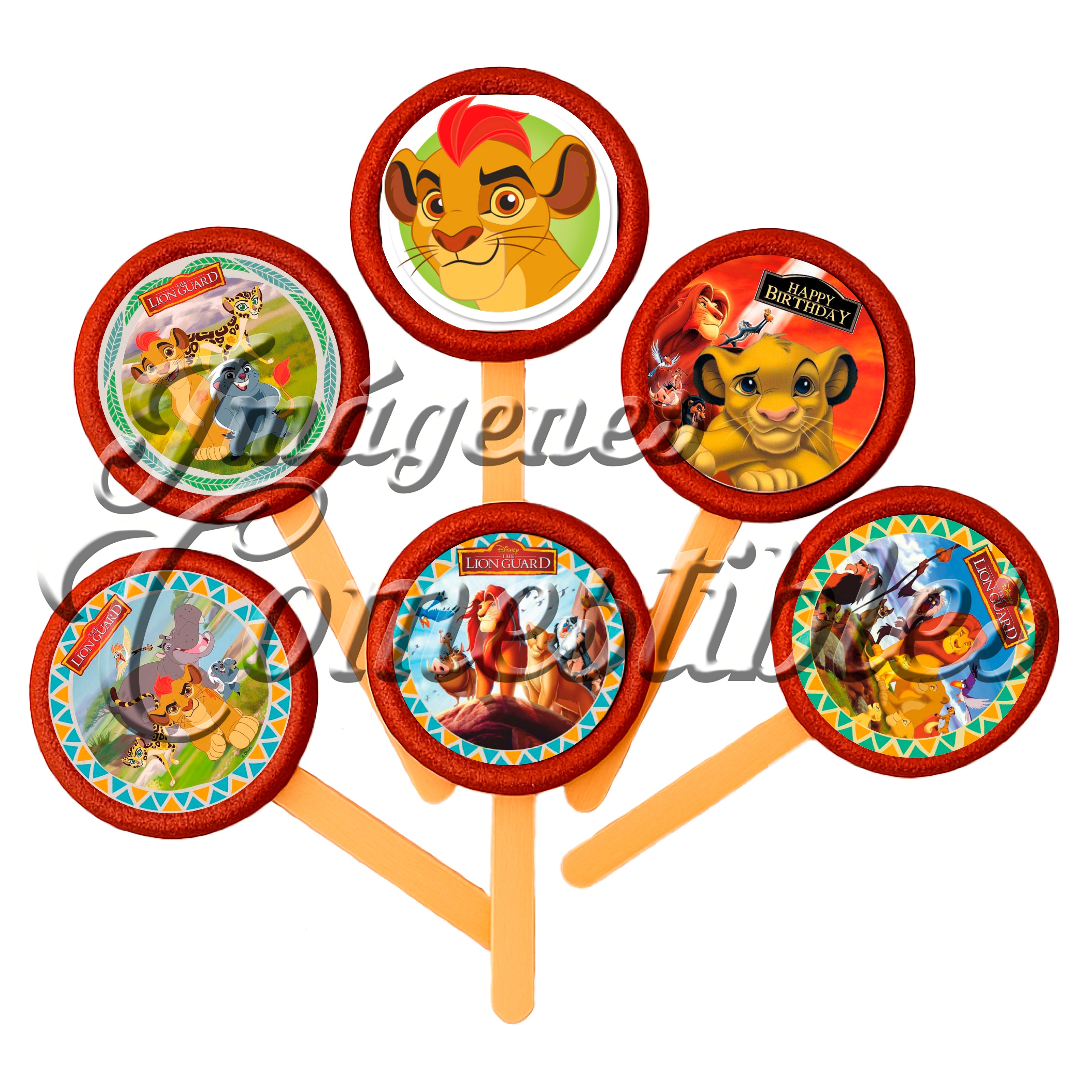 Paletas de chamoy – El rey león