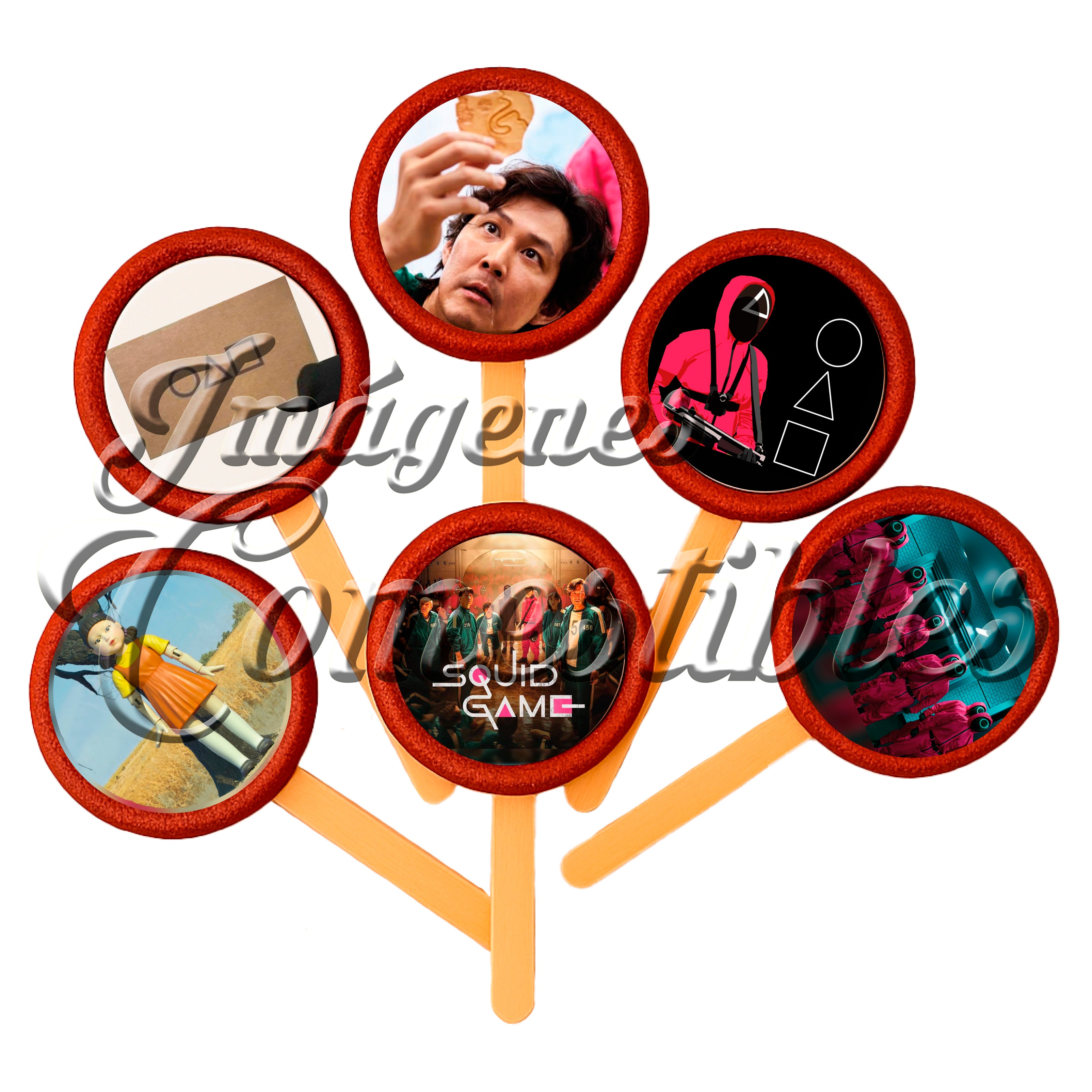 Paletas de chamoy – El juego del calamar