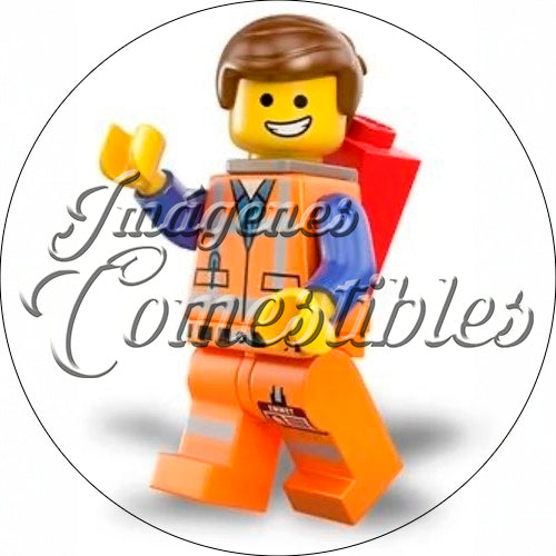 Oblea comestible - Lego Emmet