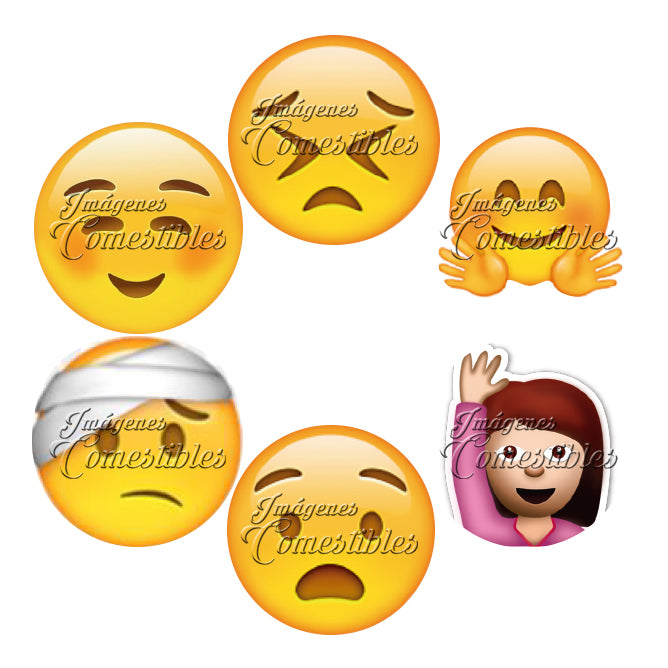 Obleitas comestibles - Emojis-10