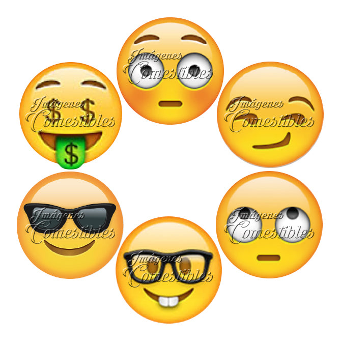 Obleitas comestibles - Emojis-2