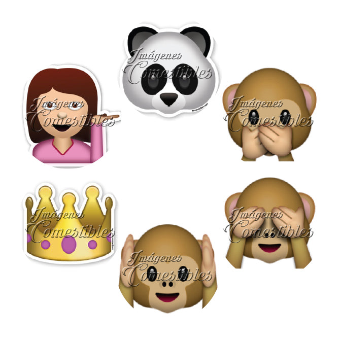 Obleitas comestibles - Emojis-4