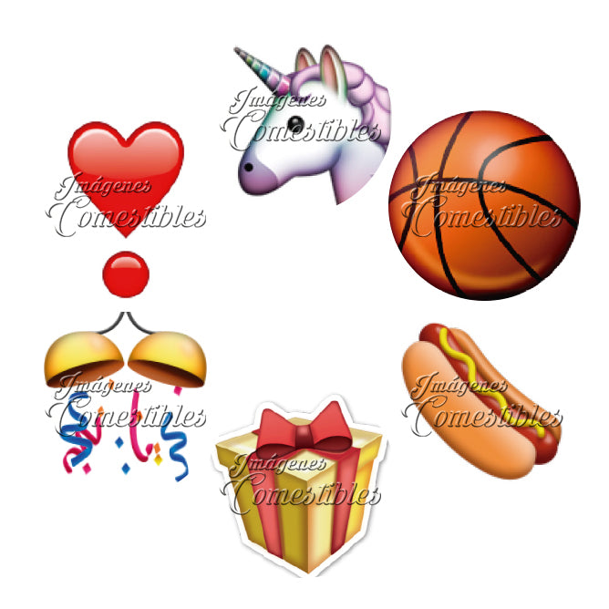 Obleitas comestibles - Emojis-5