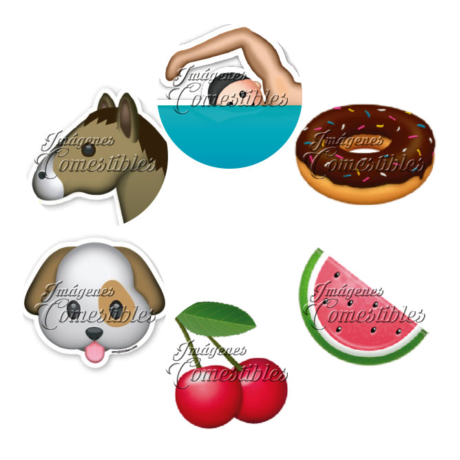 Obleitas comestibles - Emojis-6