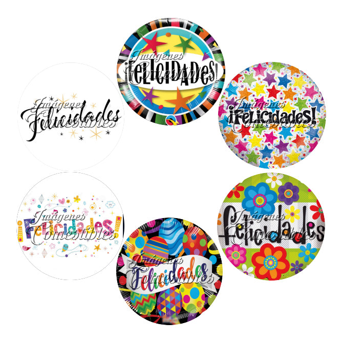 Obleitas comestibles - Felicidades