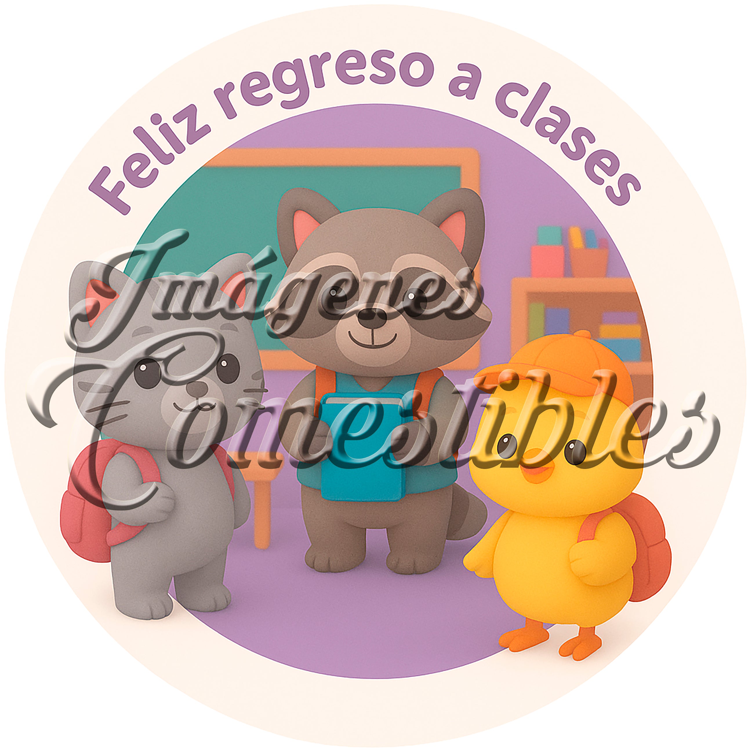 Oblea comestible - Regreso a clases-2