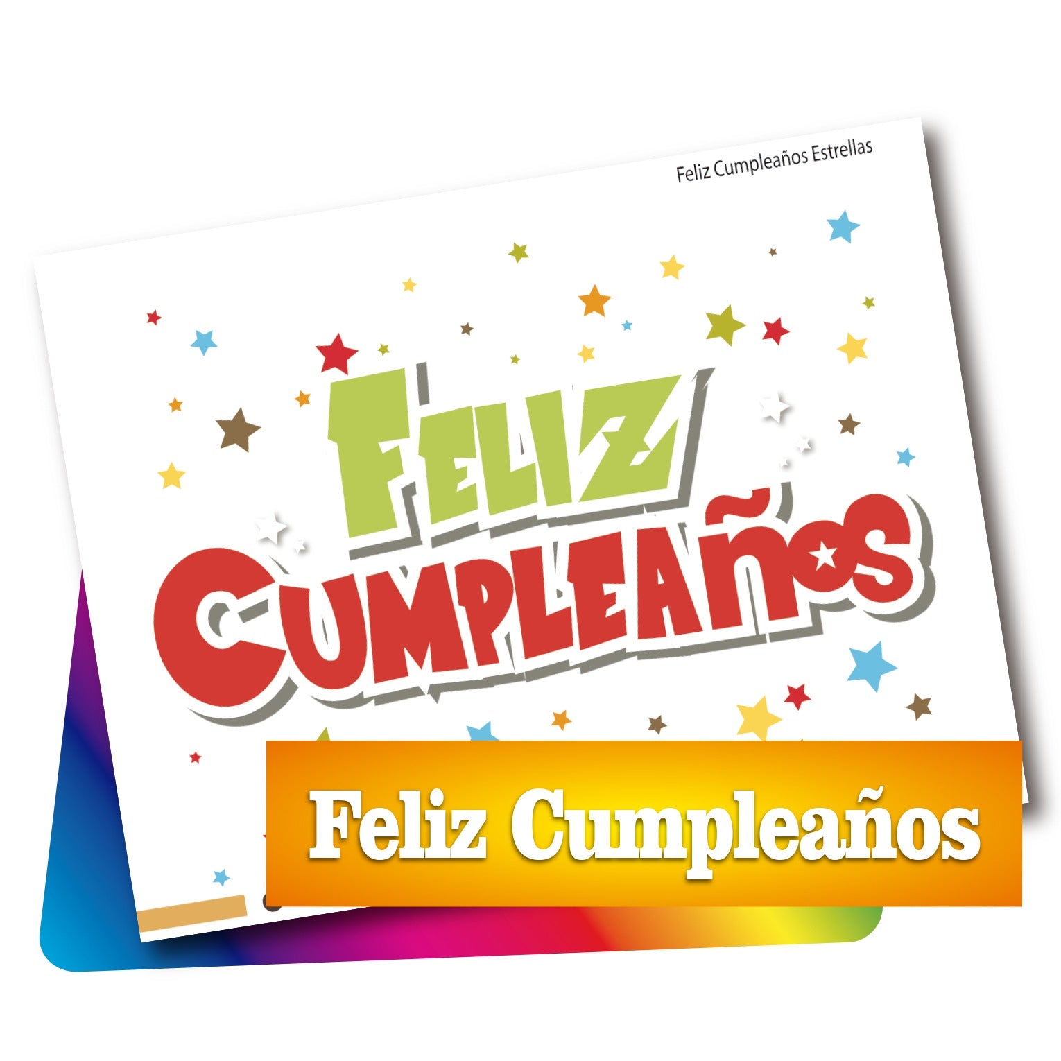 PDF con 1 imagen de 20 x 27 cm. Feliz cumpleaños