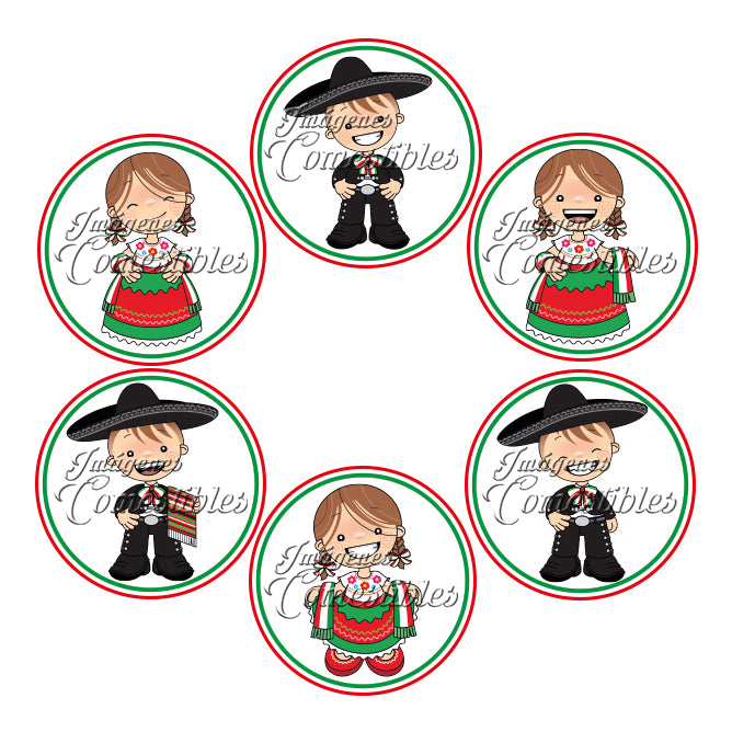 Obleitas comestibles - Fiestas patrias