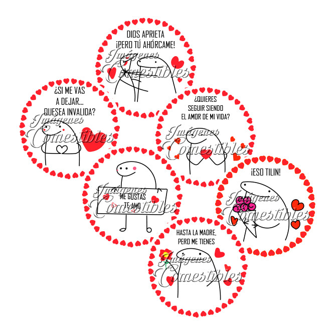 Obleitas comestibles - Florks