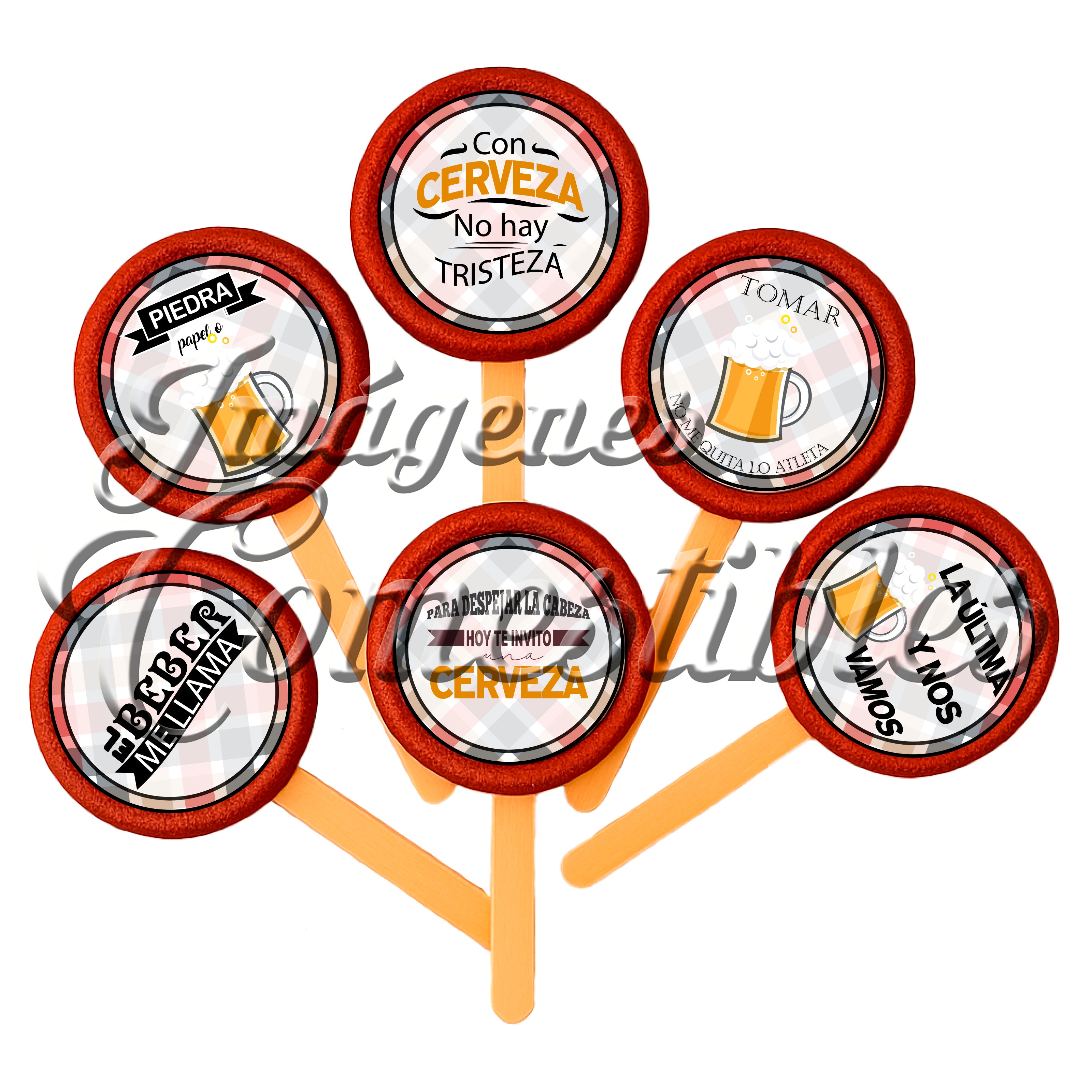 Paletas de chamoy – Frases cervezas