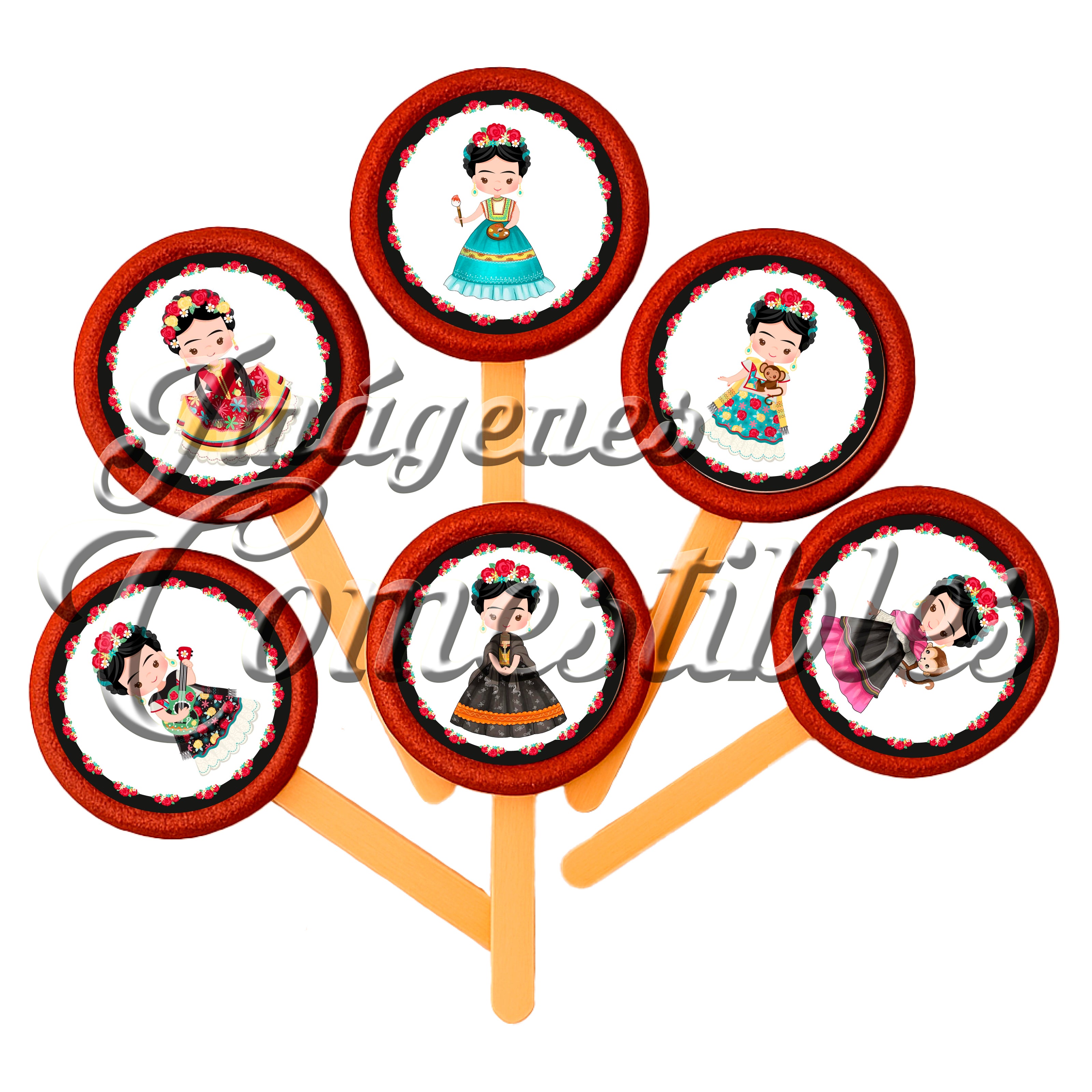 Paletas de chamoy – Frida Kahlo