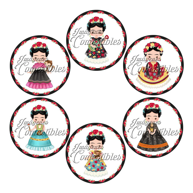 Obleitas comestibles - Frida