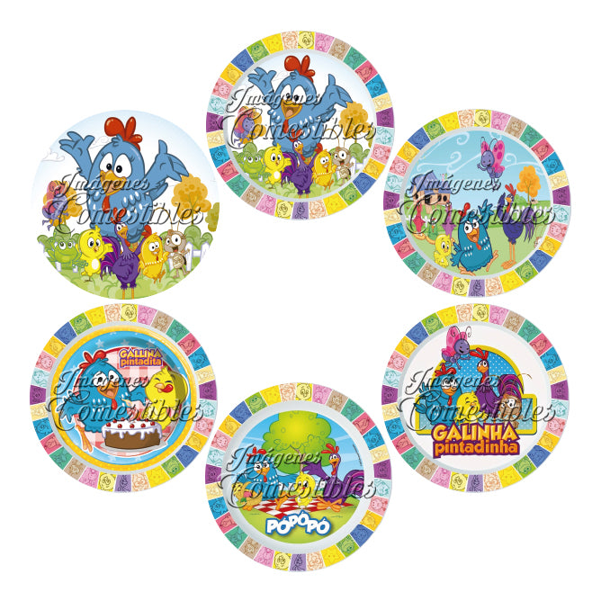 Obleitas comestibles - Gallina pintadita