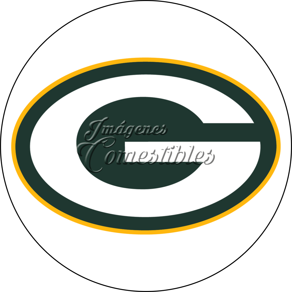 Oblea comestible - Green Bay Packers