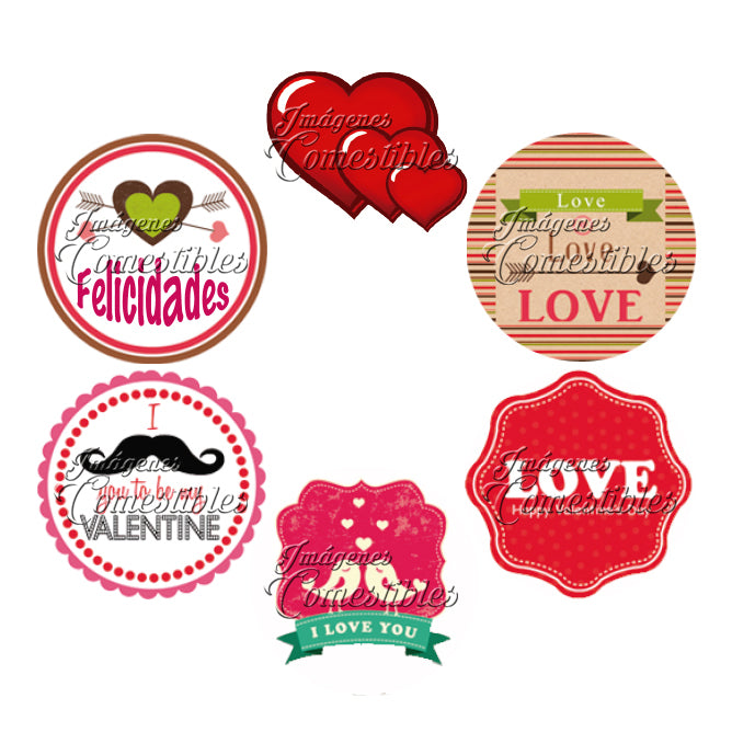 Obleitas comestibles - San Valentín-5