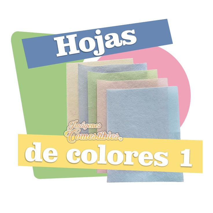 Hojas de colores