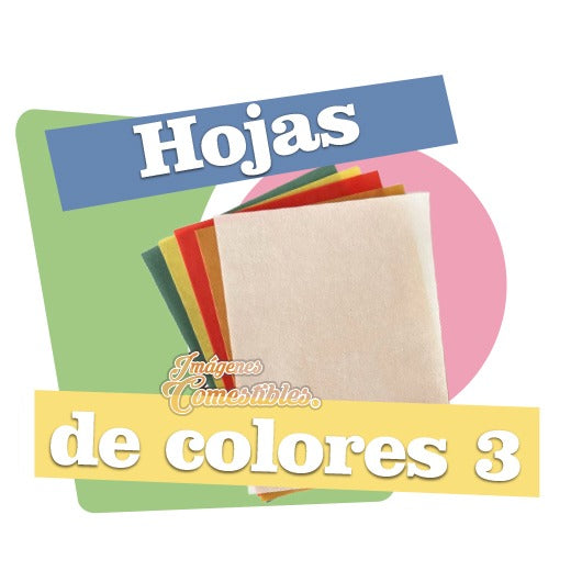 Hojas de colores