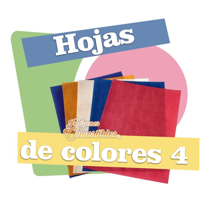 Hojas de colores