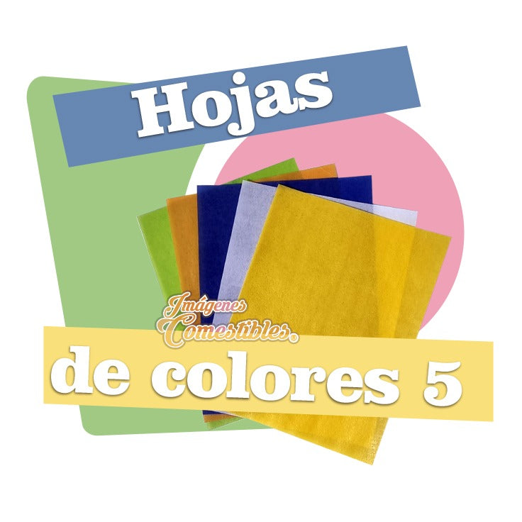 Hojas de colores