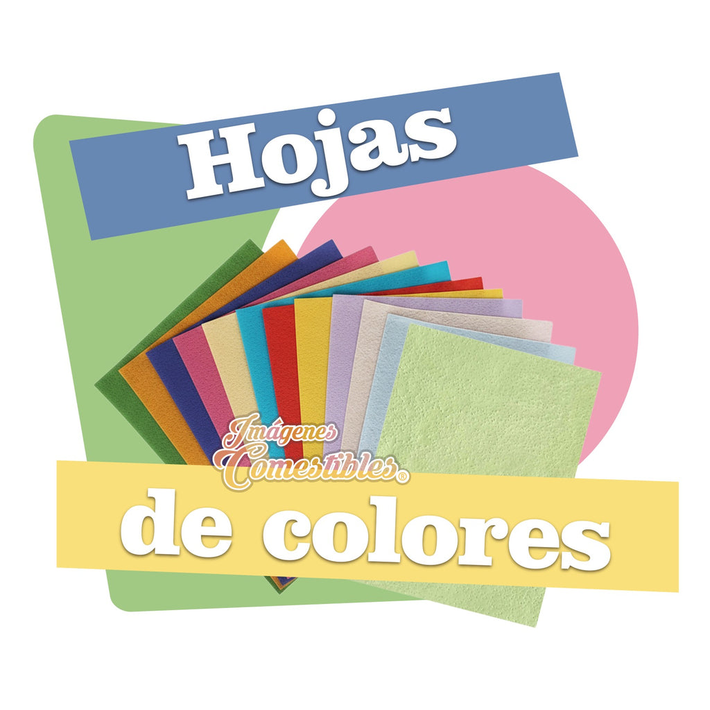 Hojas de colores
