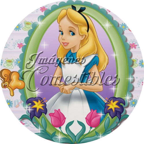 Oblea comestible - Alicia en el país de las maravillas-1