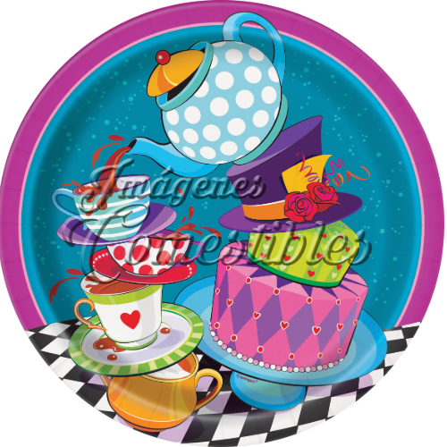 Oblea comestible - Alicia en el país de las maravillas