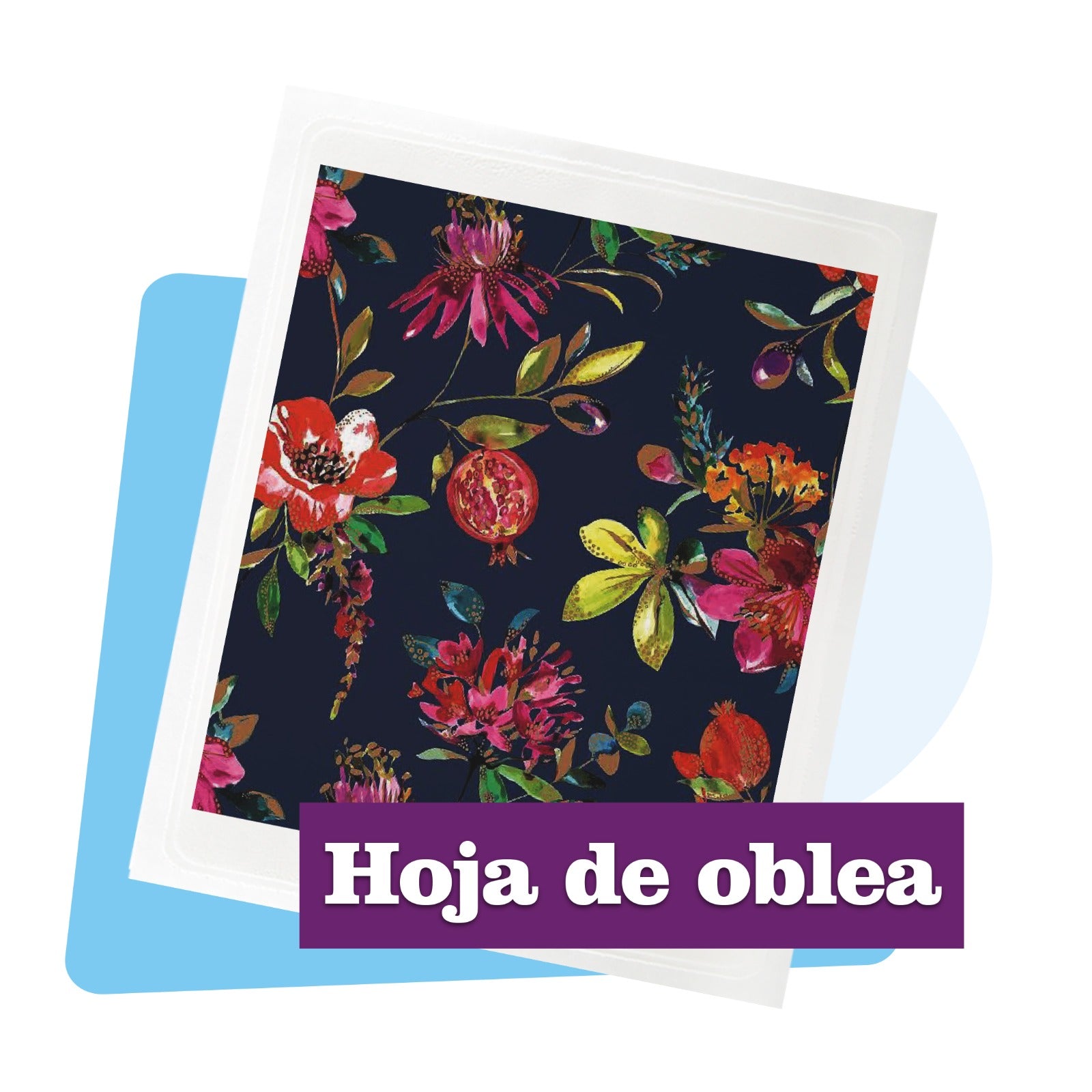 Impresión en hoja de oblea