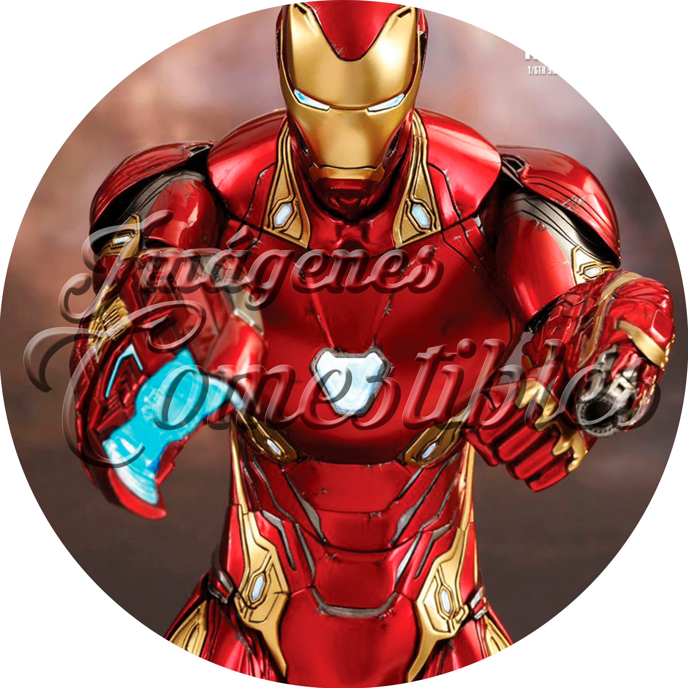 Oblea comestible - Iron Man-4