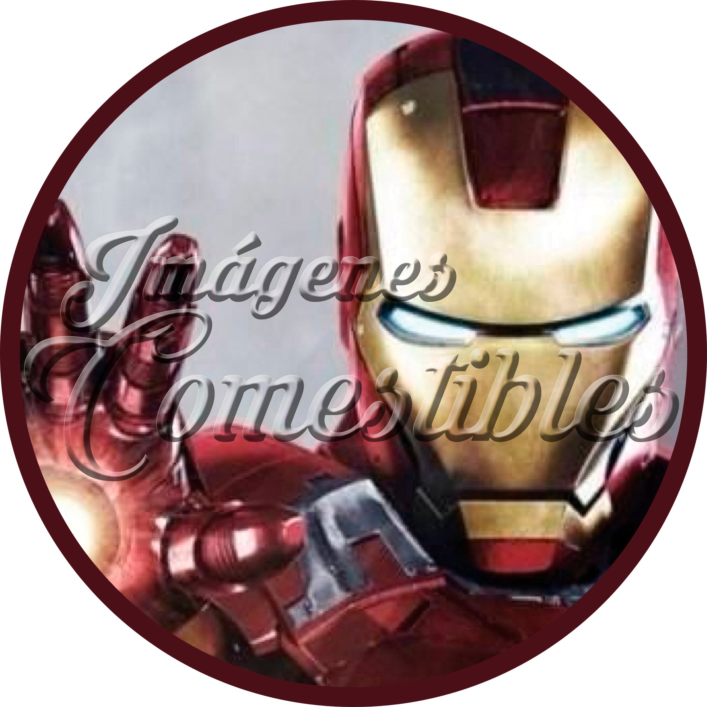 Oblea comestible - Iron Man