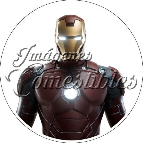 Oblea comestible - Iron man-A
