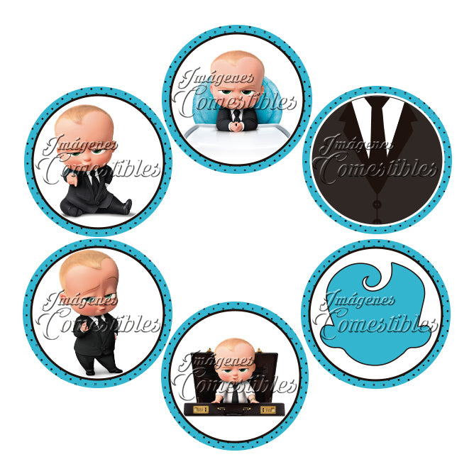 Obleitas comestibles - Jefe en pañales