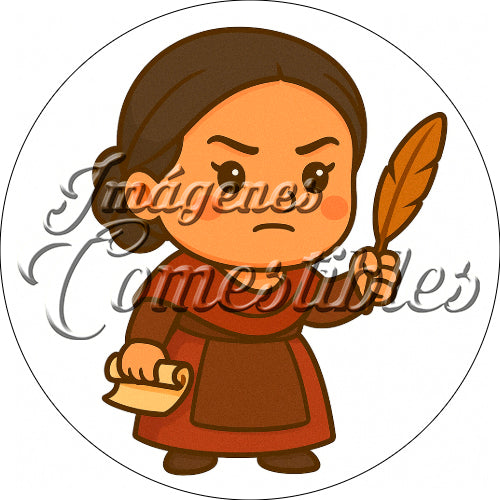 Oblea comestible - Joséfa Ortíz de Domínguez