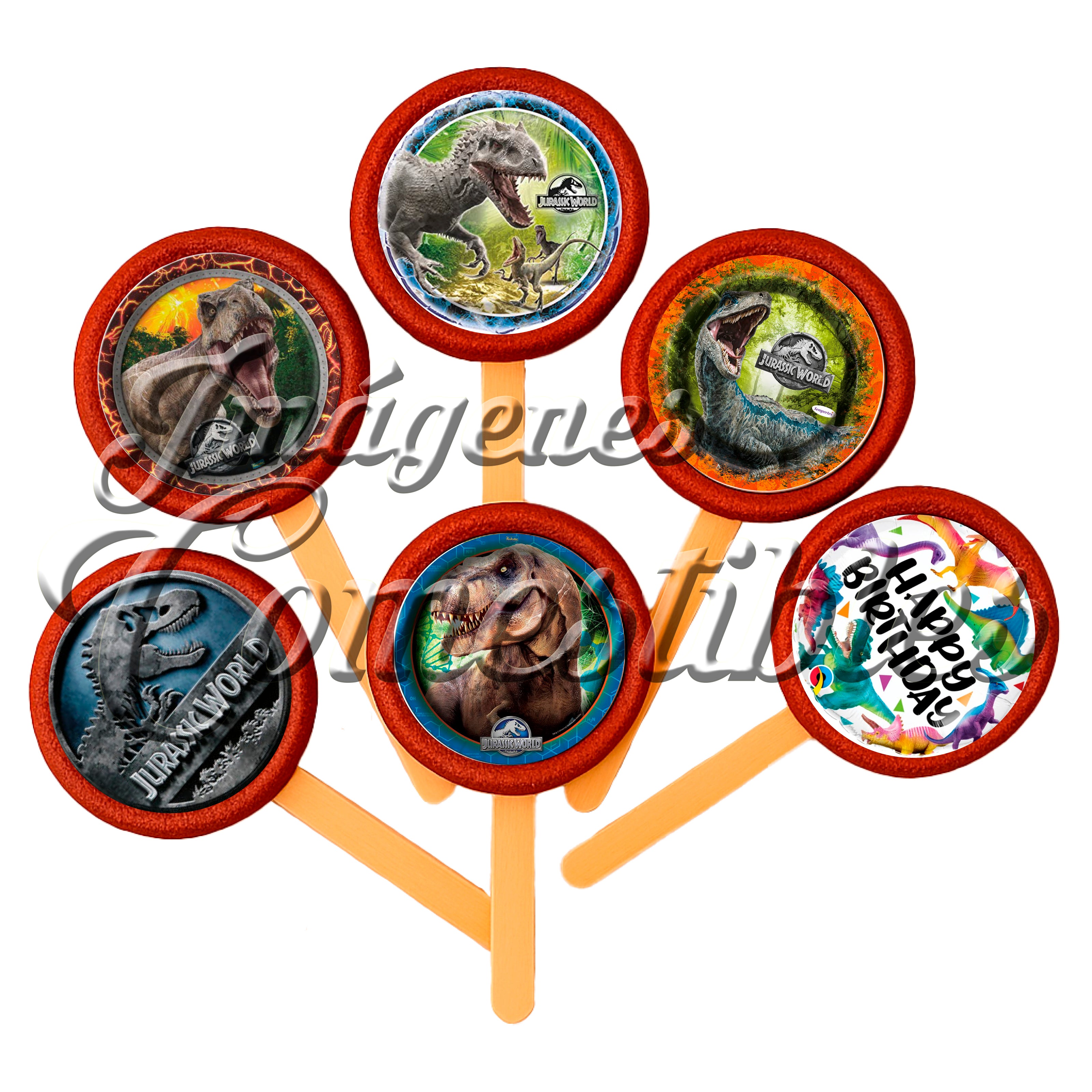 Paletas de chamoy – Jurassic World