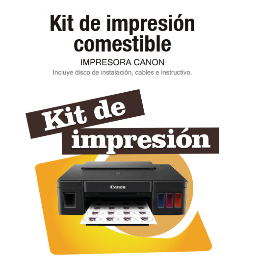 Kit de impresión comestible