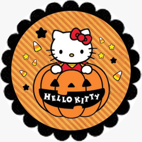 Oblea comestible - Kitty halloween-1