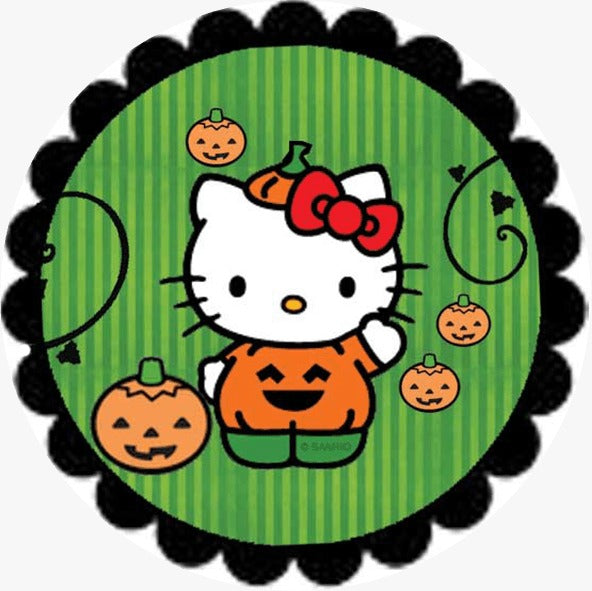 Oblea comestible - Kitty halloween-3